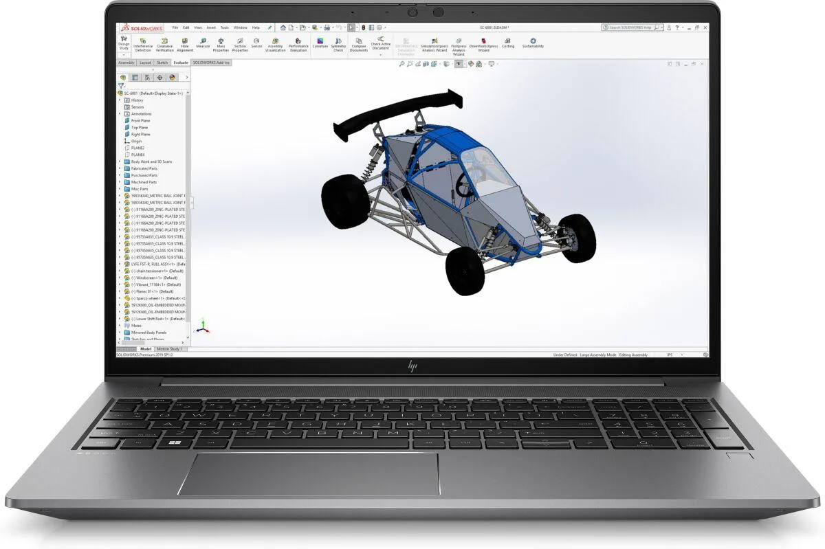 HP HP ZBook Power G9 laptop i7-12800H 32 GB 256 GB RTX A1000 Gray 78S04UC-I070 — product photo