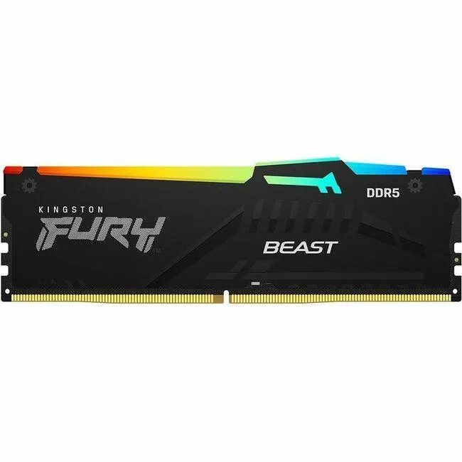 Kingston Technology Corp. Kingston Technology Corp. FURY Beast 16GB DDR5-6000 CL36 RGB desktop RAM — product photo