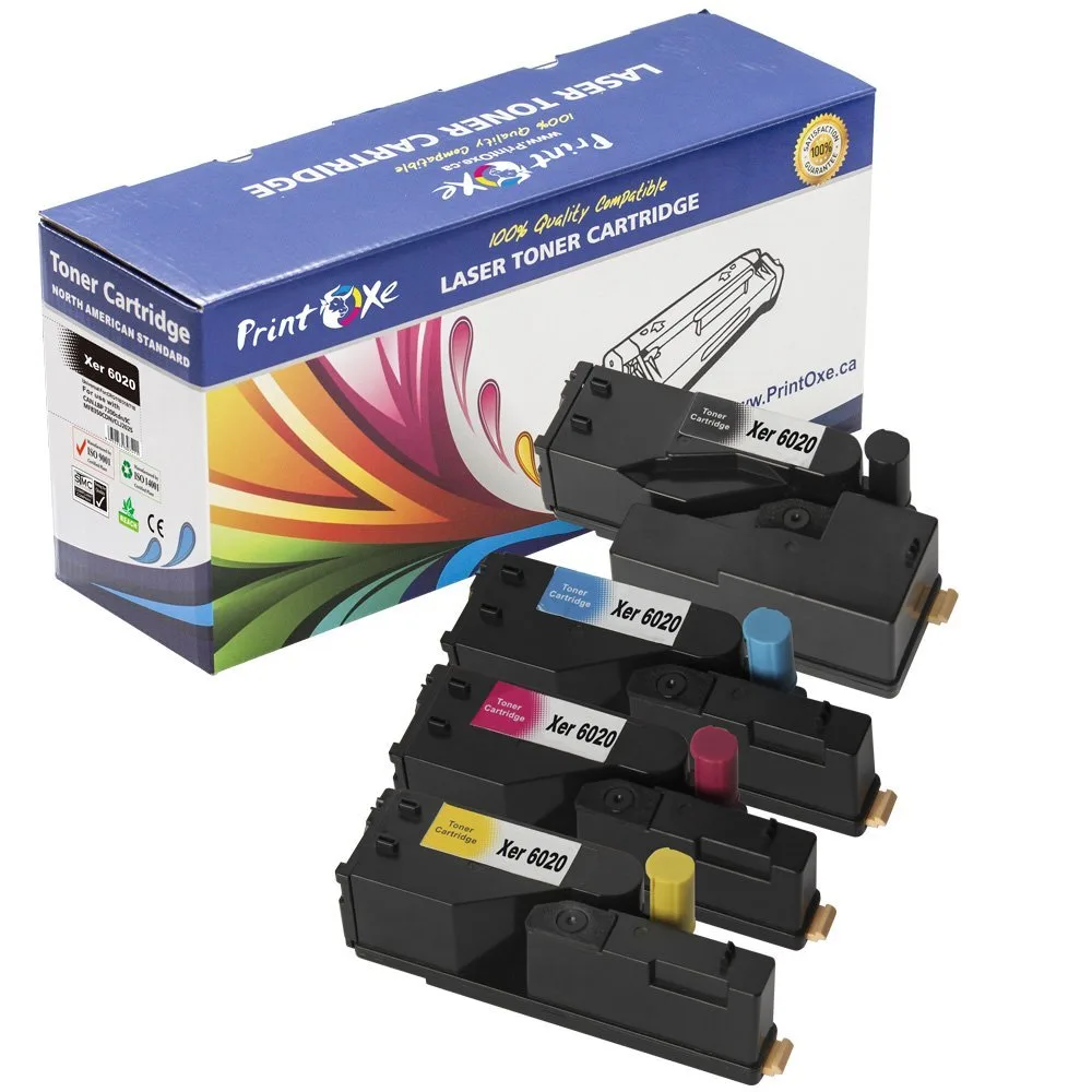 PrintOxe PrintOxe Compatible Toner Cartridge Set of 4 for Xerox 6020 6022 6025 6027 — product photo