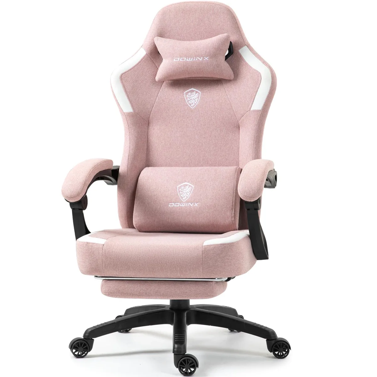 Dowinx Dowinx LS-6657K07 Pink Fabric Gaming Chair — product photo