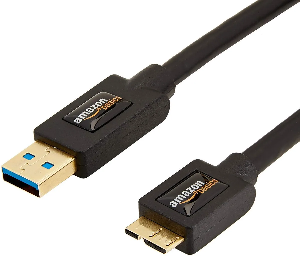 No Sew No Sew USB 3.0 Micro USB to USB-A Cable 1.8m Black — product photo