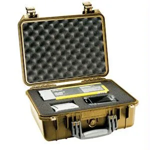 Pelican Products, Inc. Pelican Products, Inc. 1450-000-190 camera case Desert Tan with foam — product photo