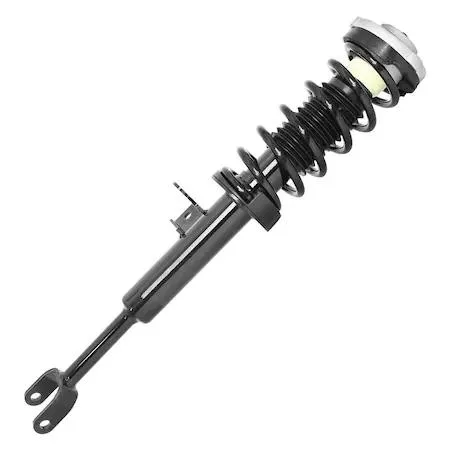 Unity 11967 front left strut assembly silver metal coil spring and mount