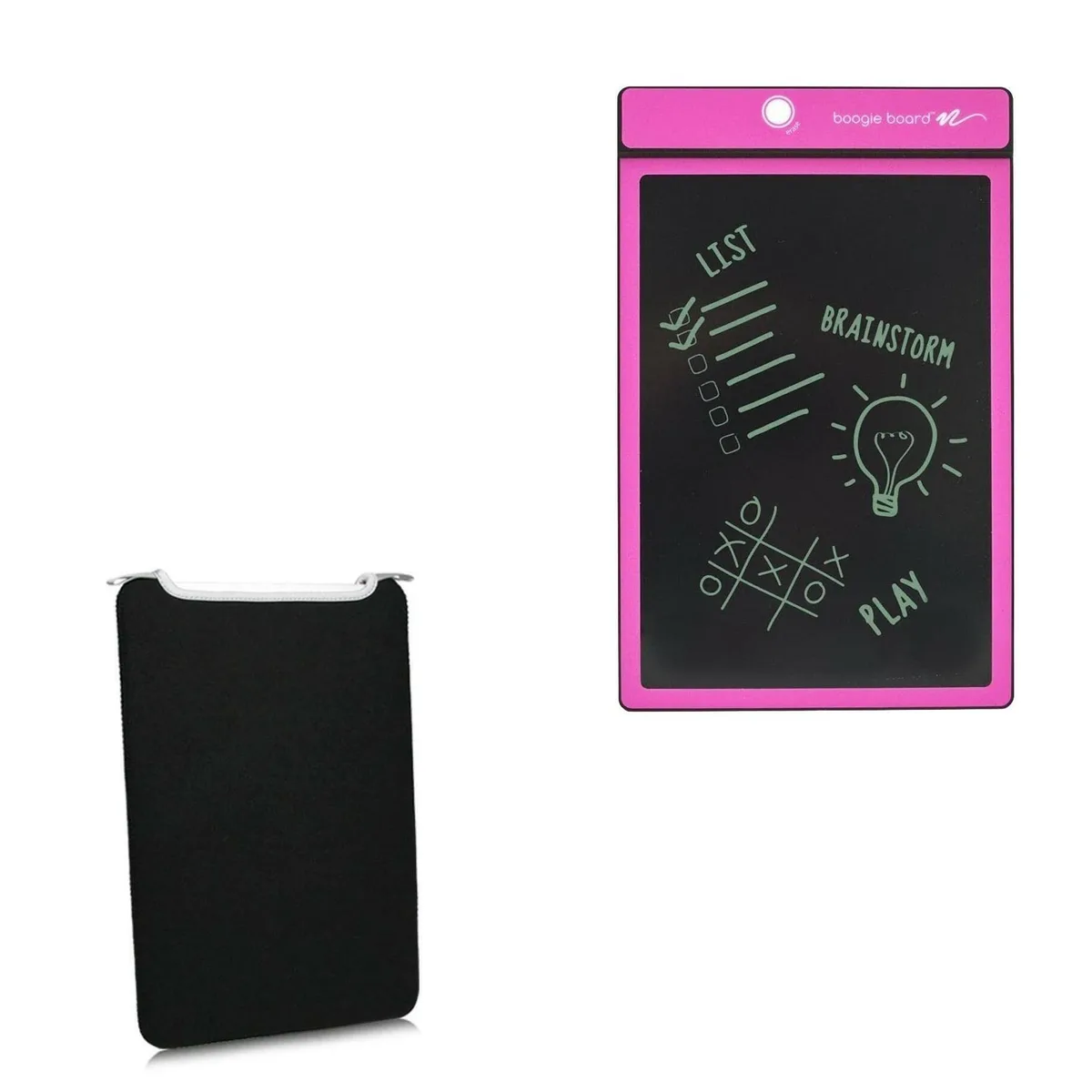 Boxwave BoxWave SlipSuit Neoprene Case for Boogie Board Original Writing Tablet 8.5 Jet Black — product photo