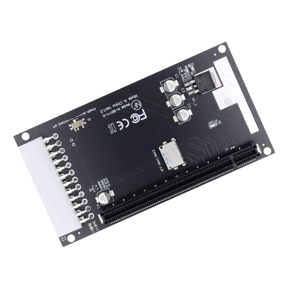 LORDWORLD LORDWORLD Oculink SFF-8612 SFF-8611 4X to PCIe 16x Adapter with ATX 24pin Power — product photo