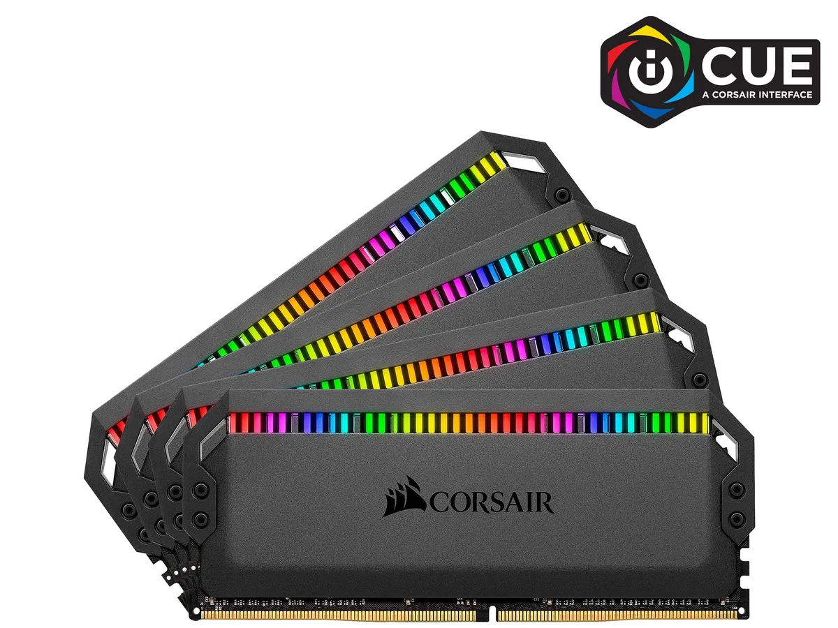 Corsair Corsair CMT64GX4M4C3200C16 64GB (4 x 16GB) DDR4 3200 CL16 desktop RAM — product photo