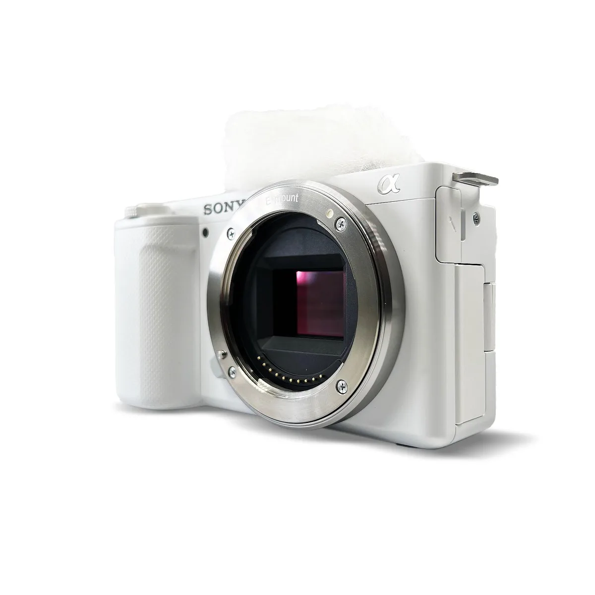 Sony Sony Alpha ZV-E10 16-50mm compact mirrorless camera White — product photo