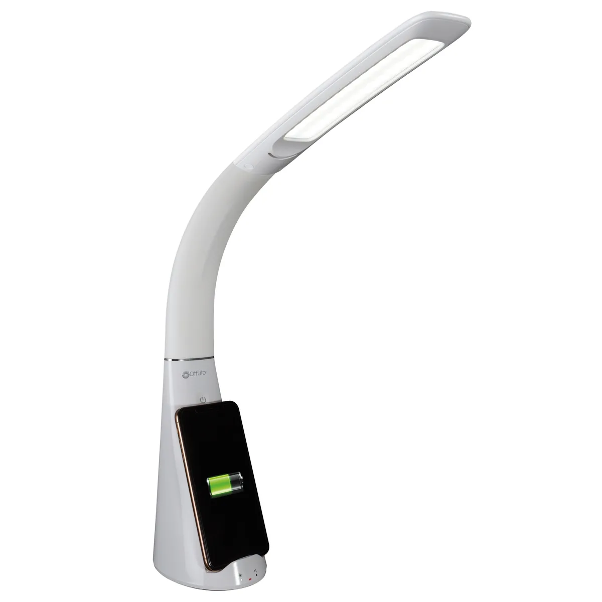 OttLite OttLite SCNQC00S table lamp 22 inch neck 2.1A USB — product photo