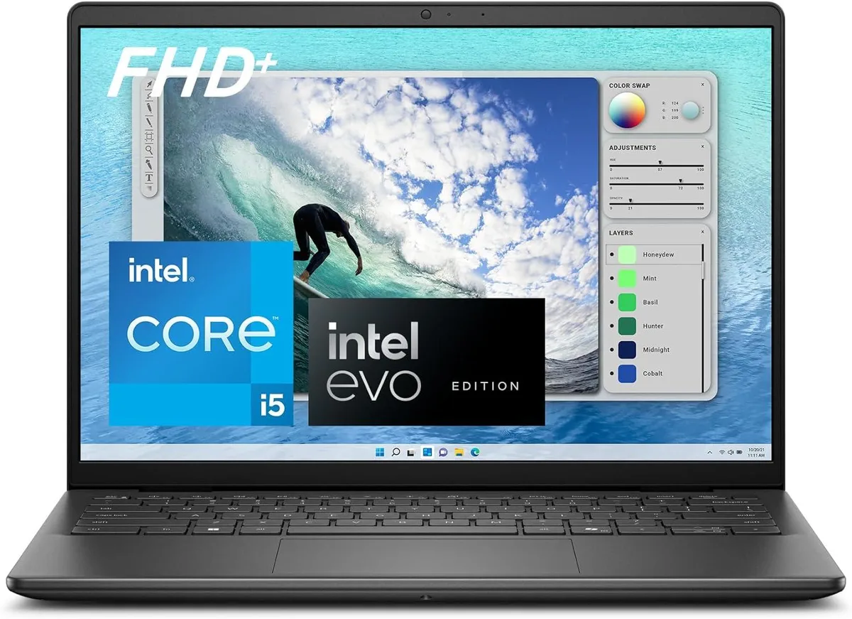DELL DELL Inspiron 14 5440 laptop 14.0" Core i5-1334U 8GB DDR5 512GB Carbon Black — product photo