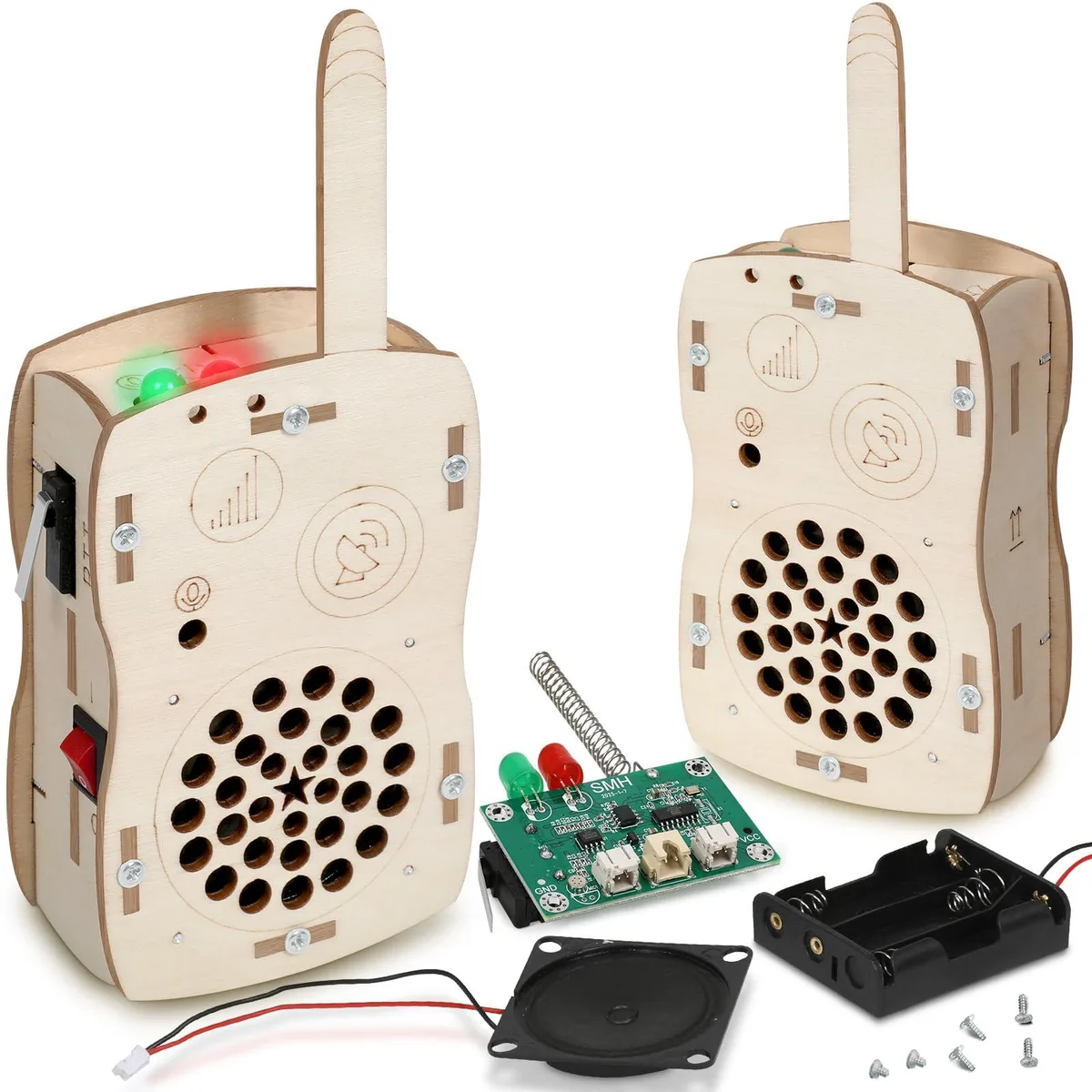  choopheme YY-954 STEM walkie-talkie kit, white — product photo