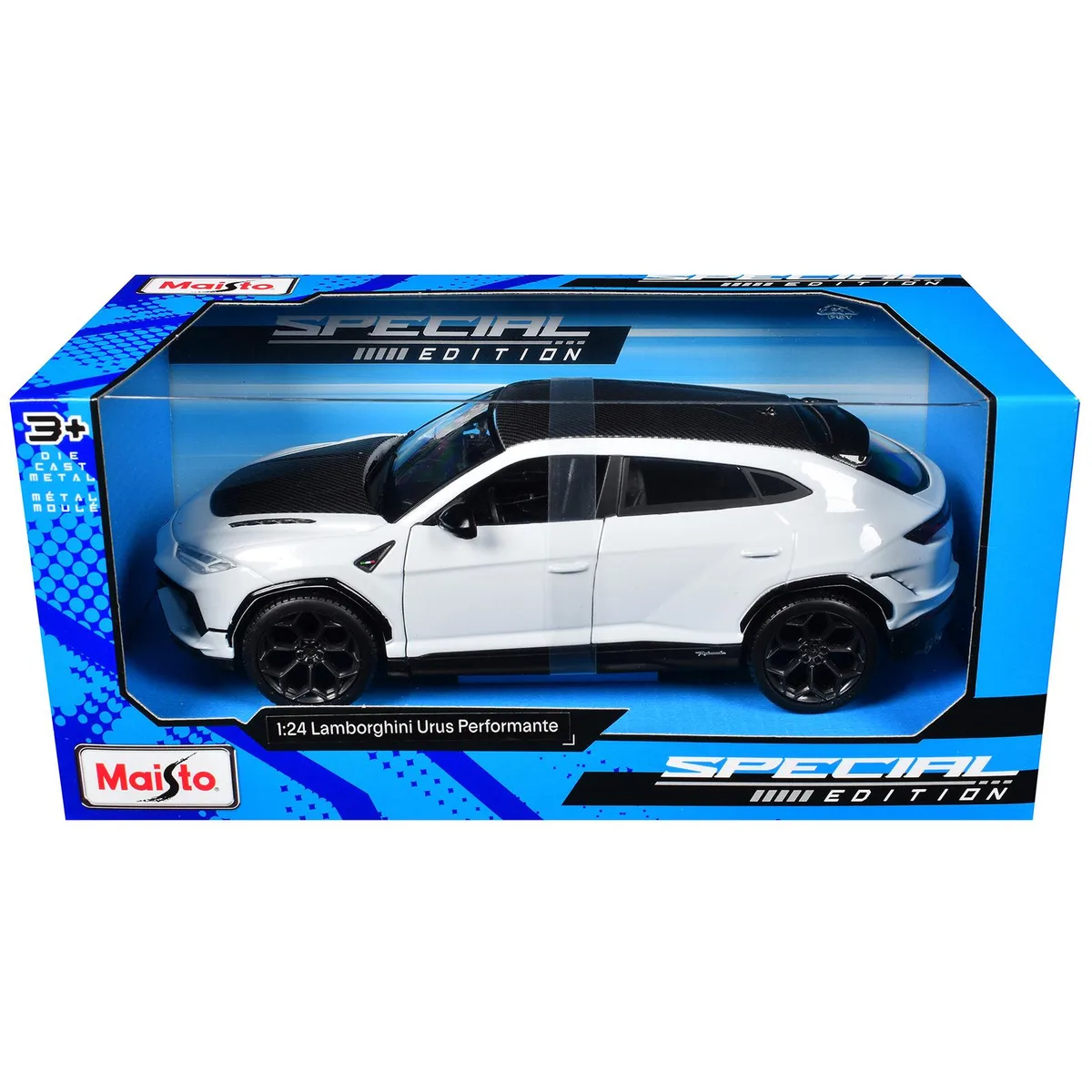 Maisto Maisto Lamborghini Urus Performante White Metallic Carbon Special Edition 1/24 Hobby Collectible — product photo