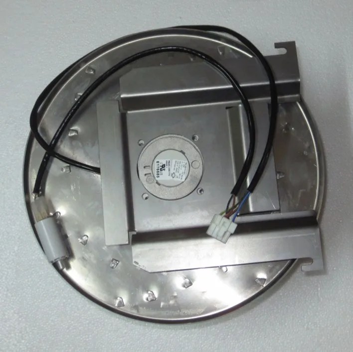 Fans Fans RB4C-355/170 K 9201 9207RH3 EMC ACS800 R8 centrifugal fan with capacitor and mounting plate — product photo
