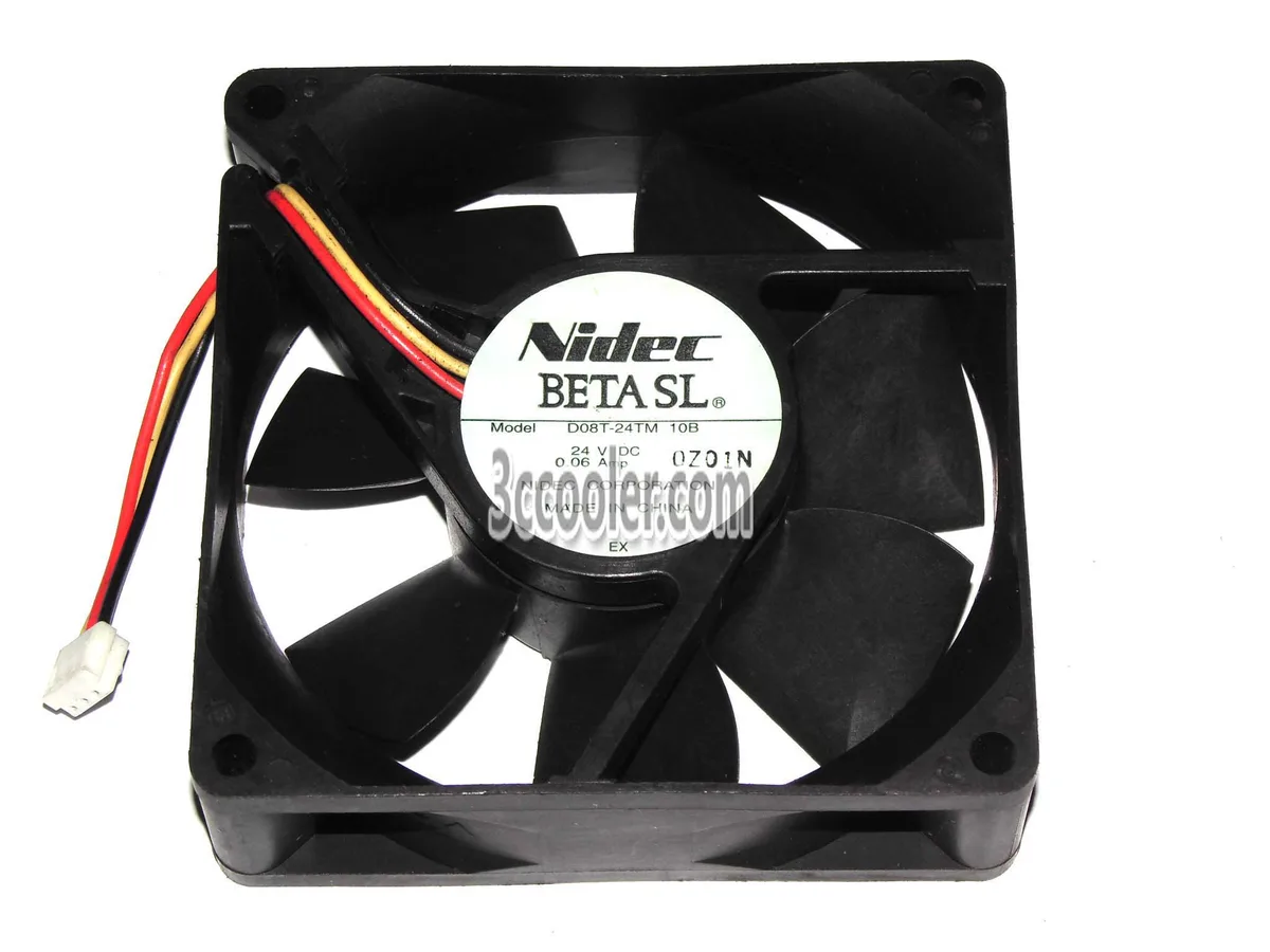 OEM Industries OEM Industries D08T-24TM 80mm 24VDC 3 Pin CPU cooler — product photo