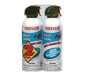 maxell maxell 190026dup 10oz 2-pack cleaning air duster — product photo