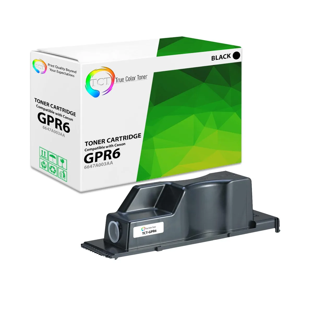 True Color Toner True Color Toner GPR6 6647A003AA Black Toner Cartridge 15000 Pages — product photo