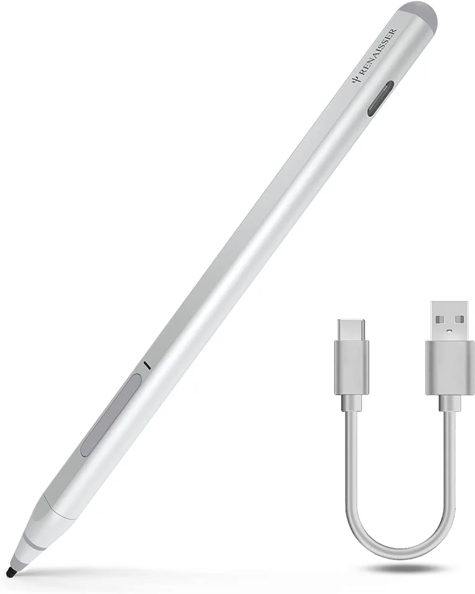Werleo Werleo Raphael 520C USB-C Stylus Pen Silver 4096 Pressure — product photo
