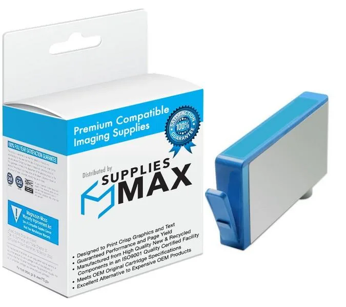 SuppliesMax SuppliesMax CB323WN Cyan High Yield Inkjet 750 Pages — product photo