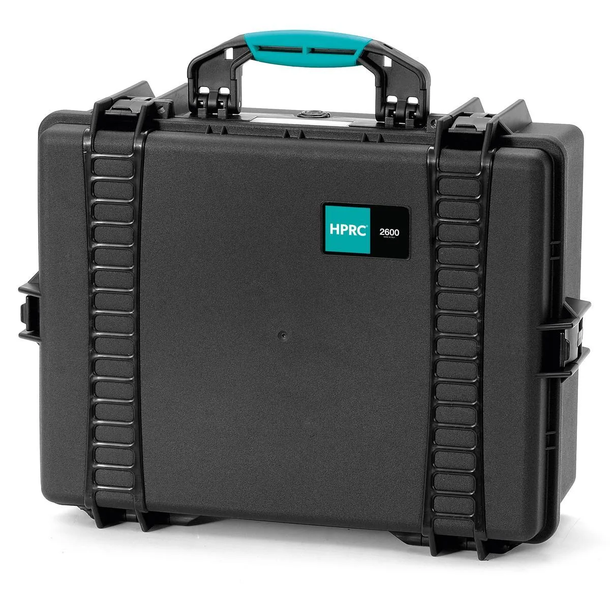 HPRC HPRC 2600E Resin Hard Case without Foam, Black with Blue Handle — product photo