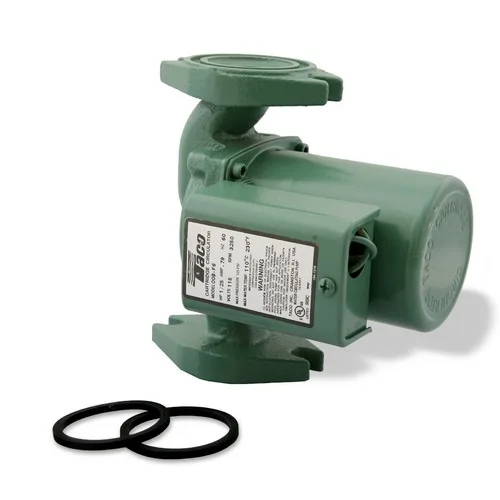 Bronze hydronic circulating pump with flange connections and terminal box