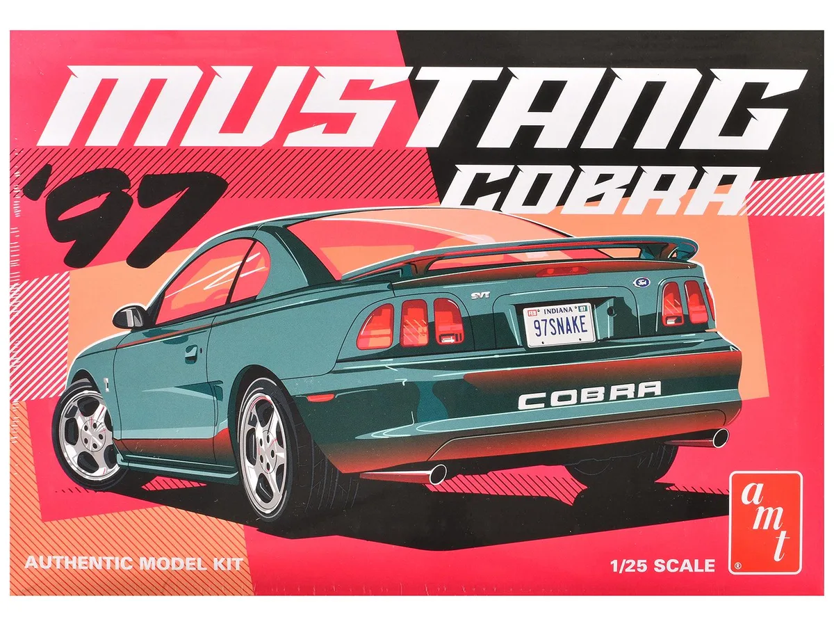 AMT AMT AMT1494 1/25 Scale 1997 Ford Mustang Cobra Hobby Collectible — product photo