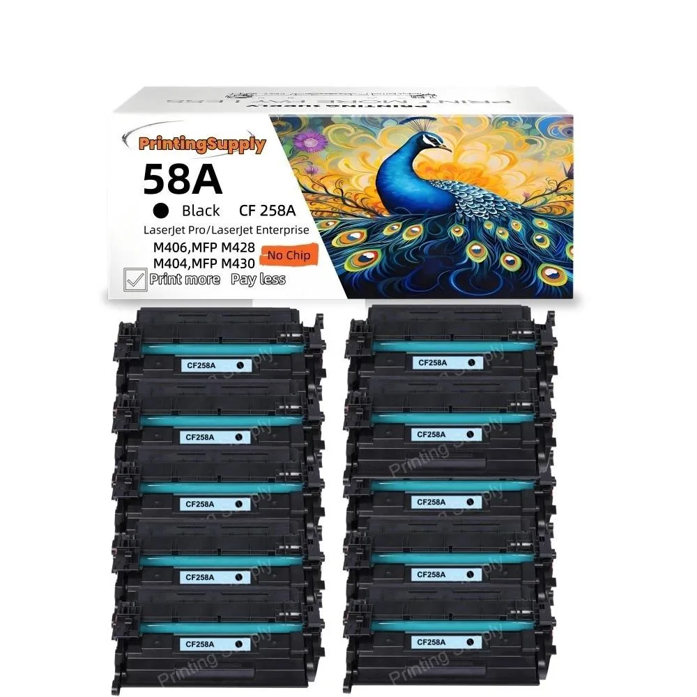 Aster Graphics Inc Aster Graphics Inc 10 Pack 58A Toner Cartridges No Chip Black — product photo