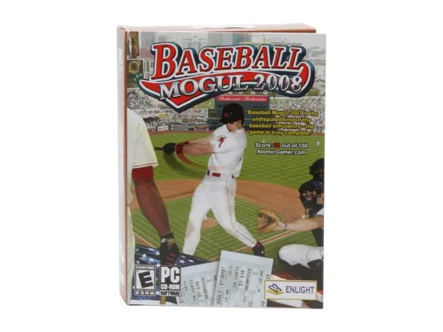 Enlight Software Enlight Software Baseball Mogul 2008 pc game — product photo