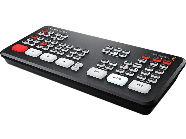 Blackmagic Design Pty. Ltd. Blackmagic Design ATEM Mini Pro ISO 12-track MIDI Switcher — product photo