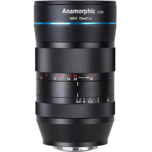 Sirui Sirui SR75-E 75mm F1.8 1.33X Anamorphic Lens E Mount — product photo