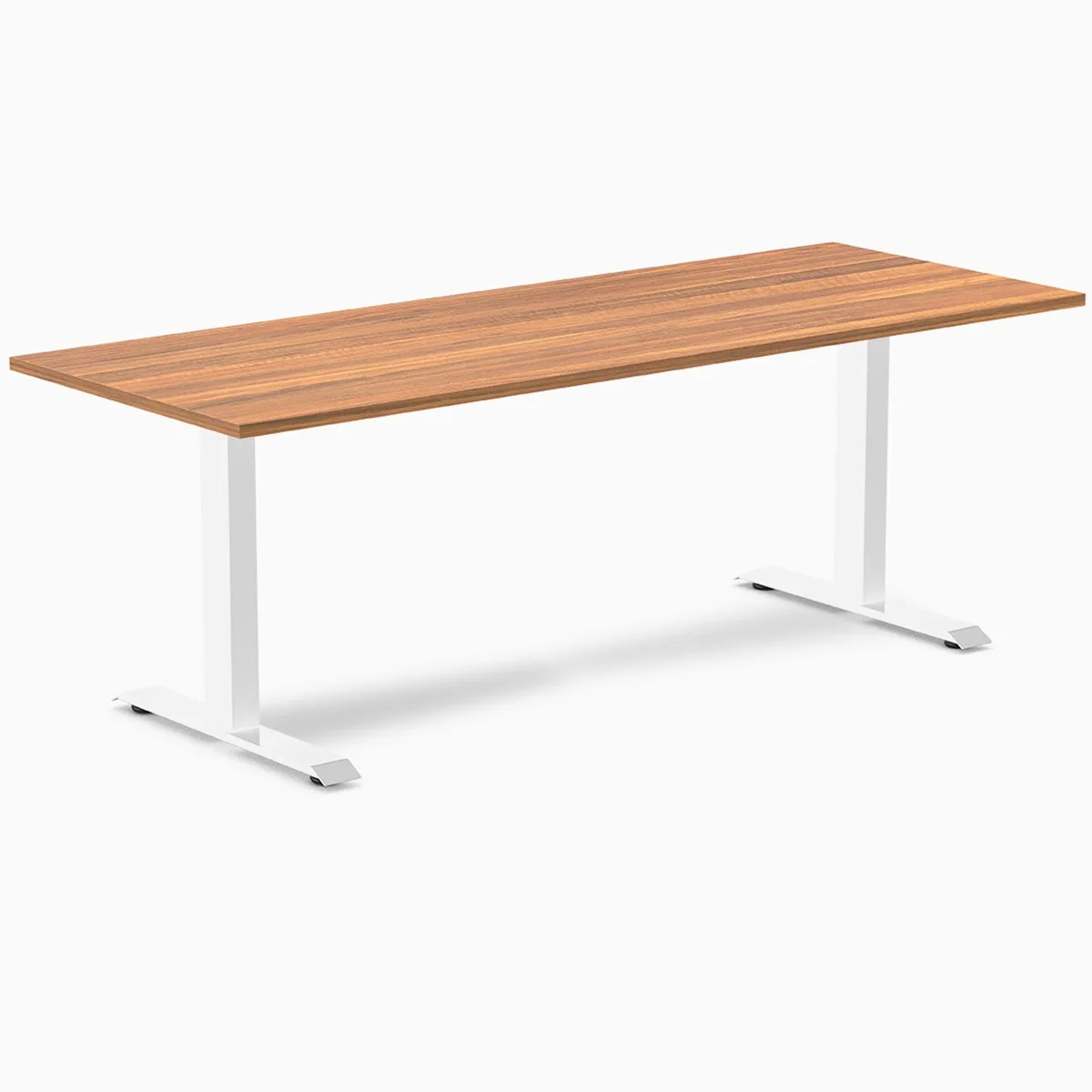 Desky Desky Zero Laminate Office Desk Prime Oak White 78.7x29.5in — product photo