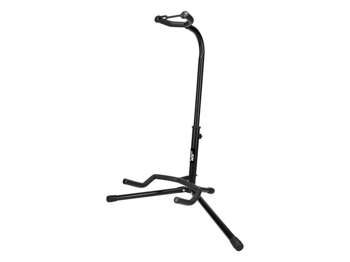Monoprice Inc. Monoprice 602100 Classic Single Guitar Stand - Black, 25-29 Inch Adjustable Neck, 20.5 Inch Base Span — product photo