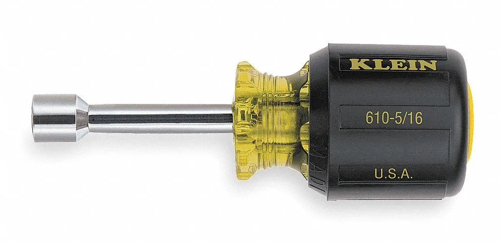 Klein Tools Klein Tools 610-5/16 5/16 in stubby nutdriver — product photo