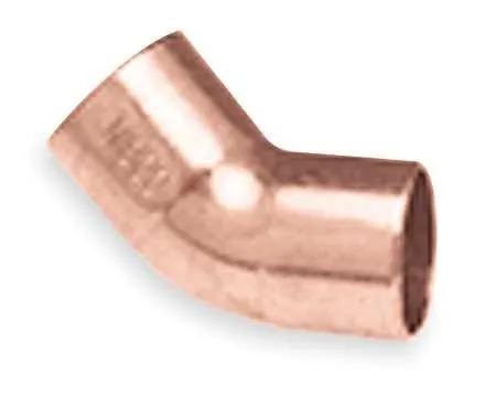 Nibco, Inc. Nibco, Inc. 606 45° Copper Elbow 4 in Cup × FTG — product photo