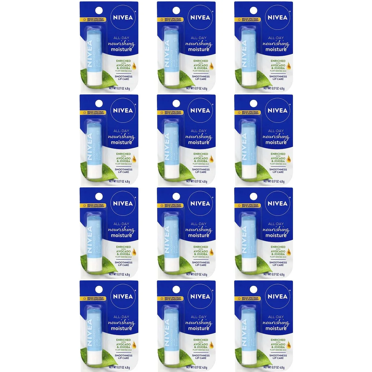 Nivea Nivea Lip Care SPF 15 0.17 oz 12-Pack skin care — product photo