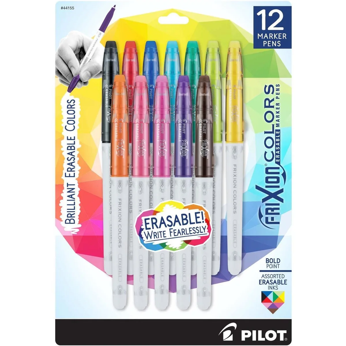 Pilot Pen Pilot Pen 44155 FriXion Colors Erasable Marker Pens 2.5 mm — product photo