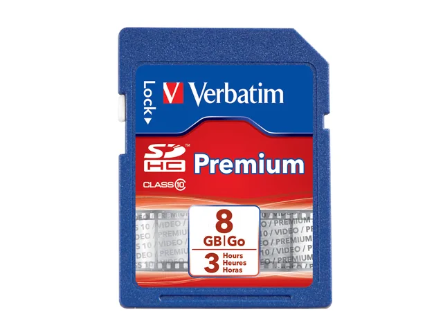 VERBATIM VERBATIM 96318 8GB SDHC Class 10 memory card — product photo