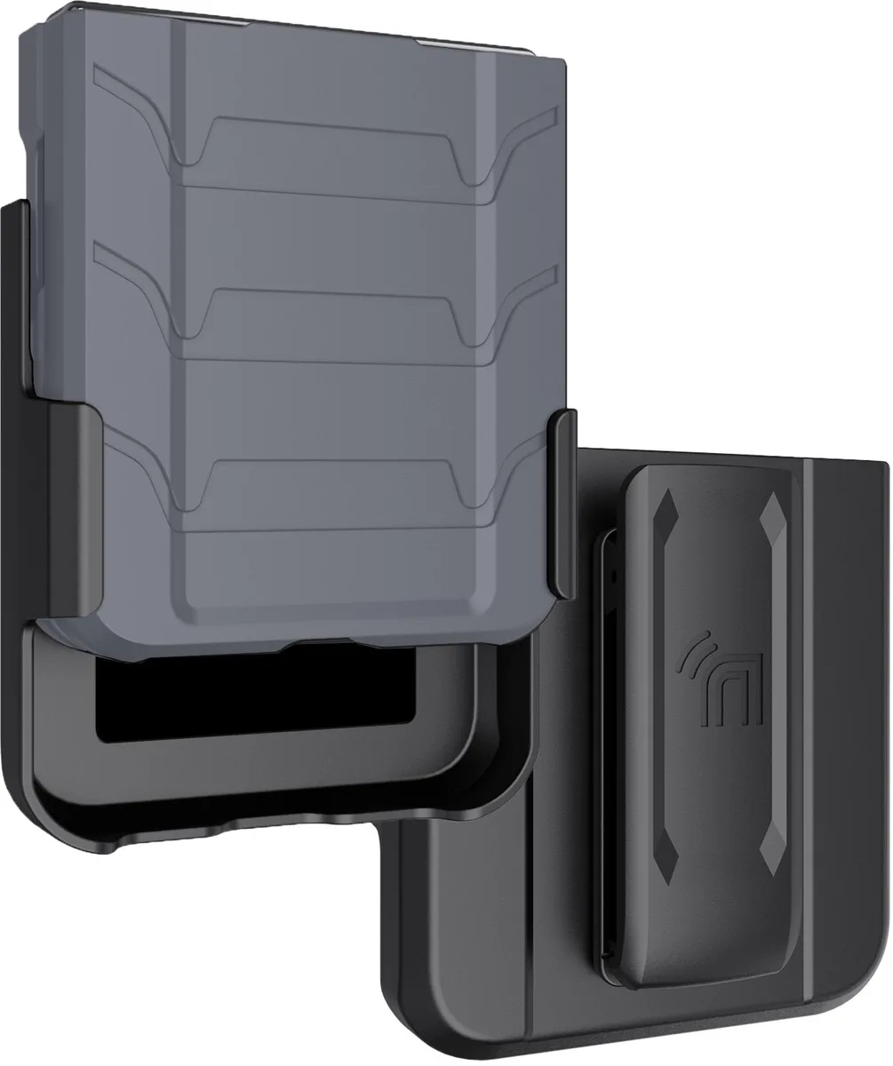 Nakedcellphone Nakedcellphone Tactical Case and Belt Clip Holster for Galaxy Z Flip 5 5G SM-F721 Gray — product photo