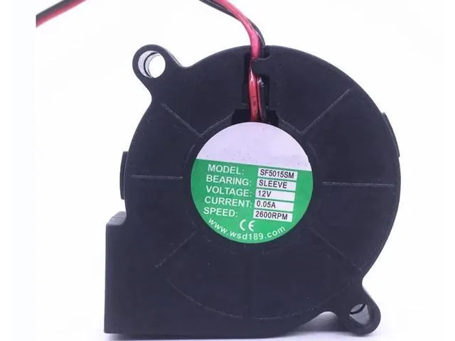 TSUJ TSUJ Kepler-C72J-OYS-0241 12V .05A 2600RPM 50x50x15mm 2-Wire Fan — product photo