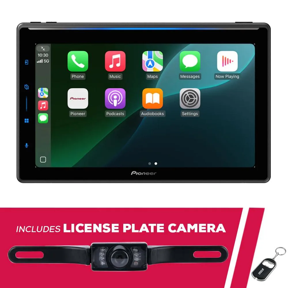 Pioneer Pioneer DMH-WT8000NEX 10.1" 1-DIN receiver with license plate camera — product photo