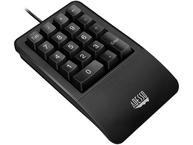 Adesso Adesso AKB-618UB Waterproof Ergonomic USB POS Keyboard 18 Keys — product photo