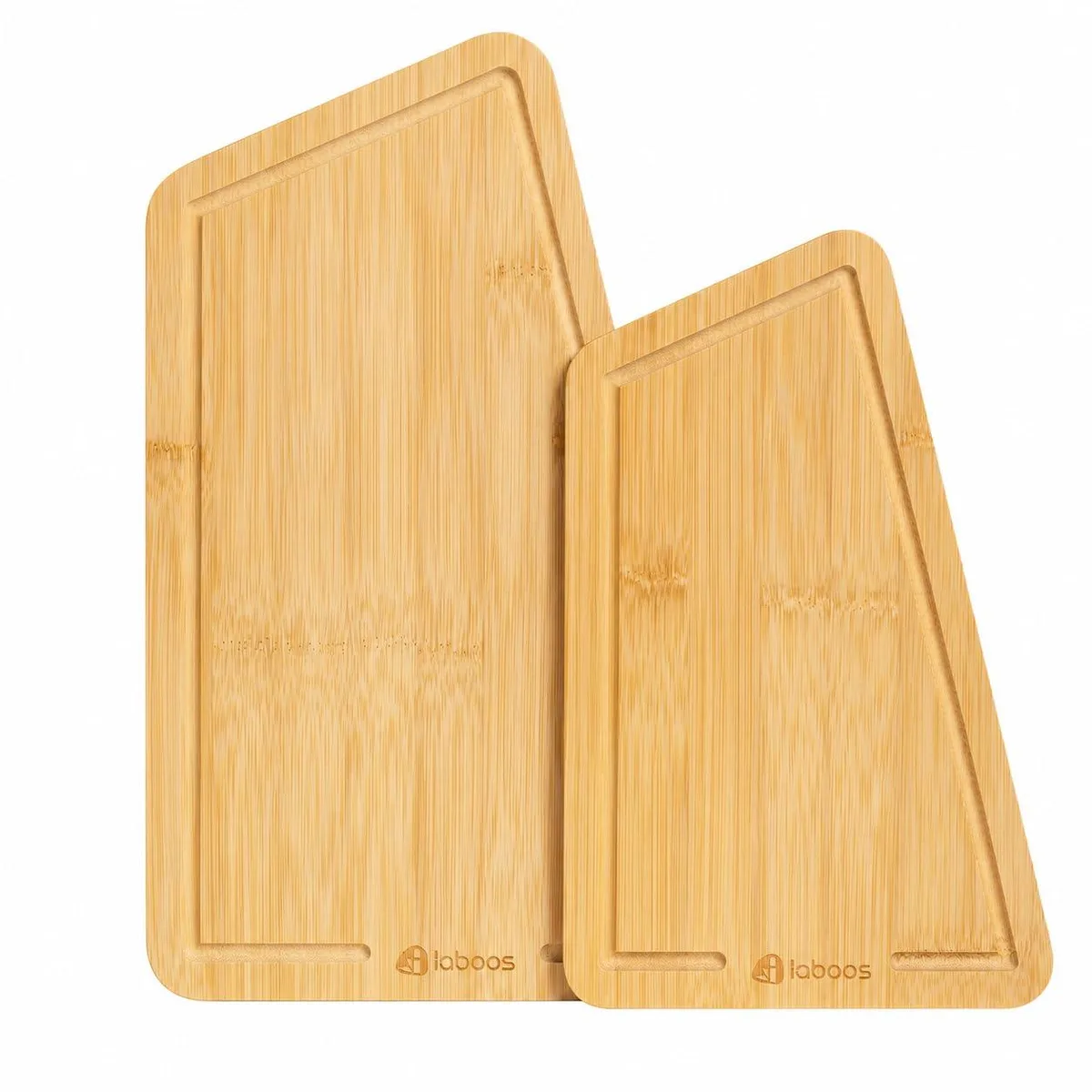  laboos Mountain-Shaped Bamboo Cutting Board Set 2 Pack 12.3" &amp; 9.8 — product photo