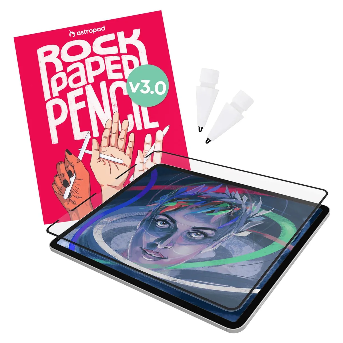 Astropad R7 Rock Paper Pencil v3.0 13" iPad Pro/Air Screen Protector Stylus — product photo