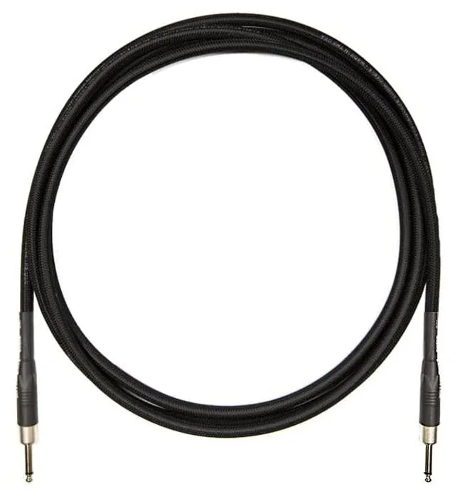 Adafruit Adafruit 20 Foot Standard Black Guitar Instrument Cable Straight to Straight 1/4-Inch plugs 2 in 1 accessory — product photo