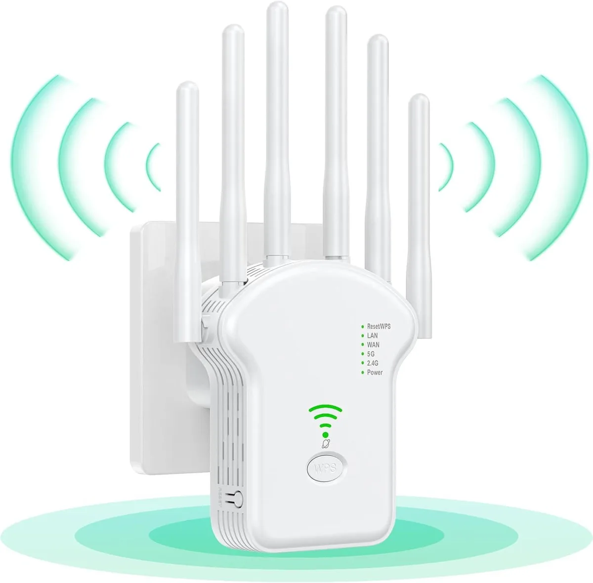 Hitoor Hitoor U13 wireless range extender 2.4/5.0 GHz 1200Mbps 11800 sq ft — product photo
