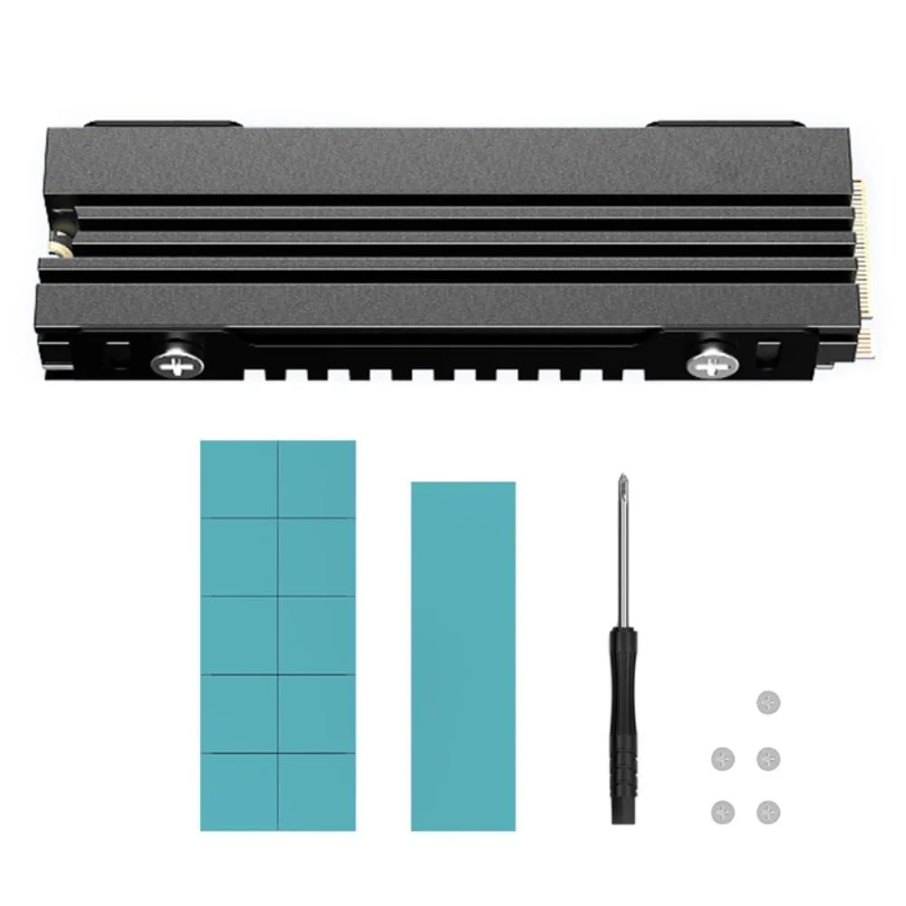Ruth's sister Ruth's sister 2280 NVME SSD heat sink cooler internal power cable — product photo