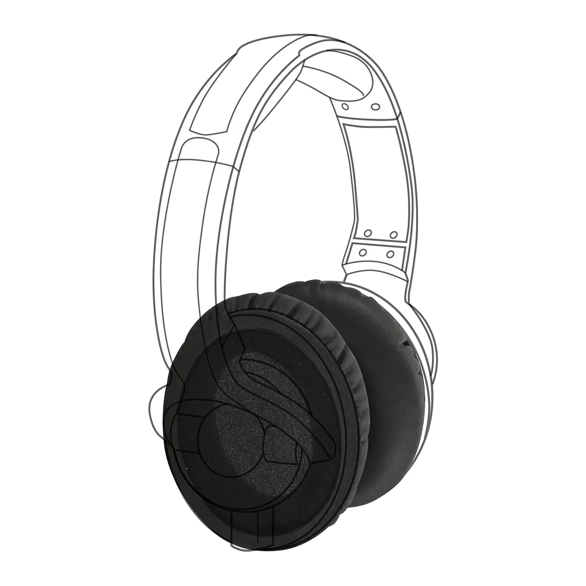 BoYata BoYata 2 in 1 accessory for KRK KNS6400 headphones — product photo