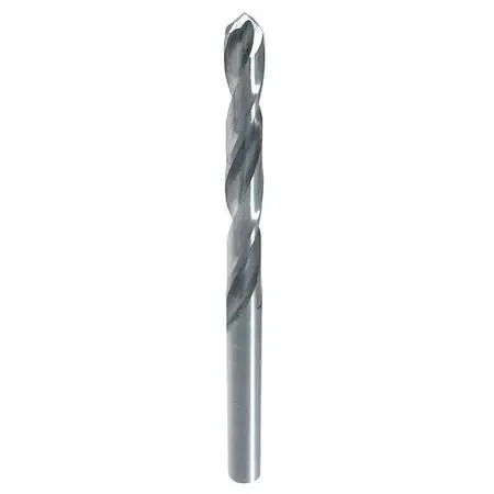 Gold-coloured carbide jobber drill bit with 118-degree point and 3/16 inch diameter