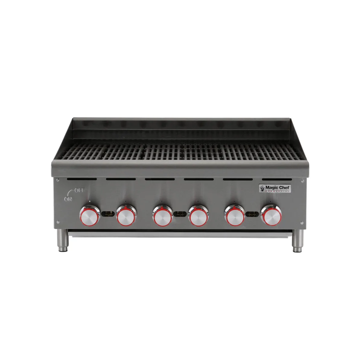 Magic Chef Magic Chef 36 in. Commercial Countertop Radiant Charbroiler, Stainless Steel — product photo