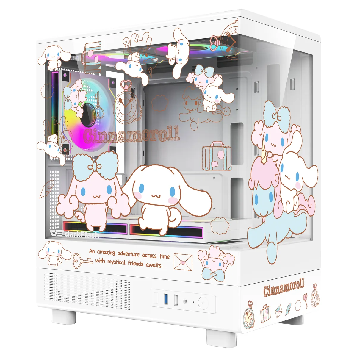 darkFlash darkFlash DF-DB330M-WH-DRG Cinnamoroll PC Case — product photo