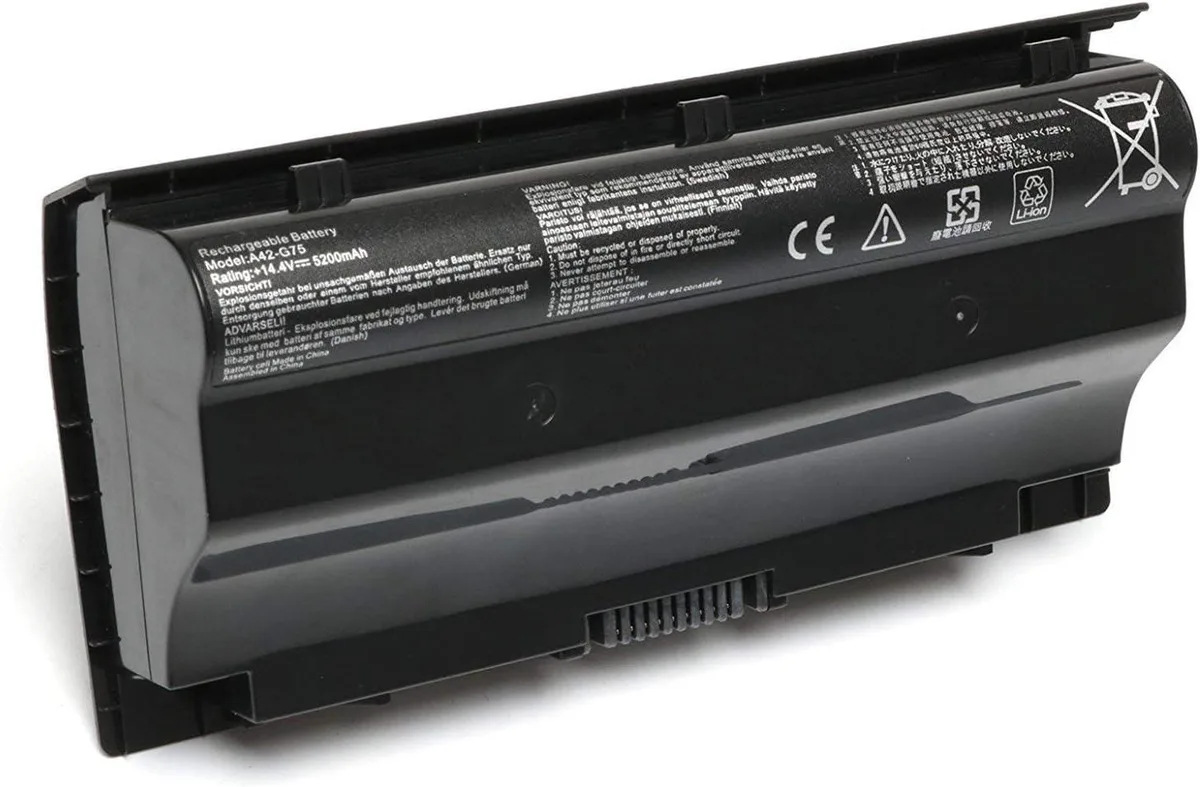 PISKEKAT PISKEKAT A42-G75 8 Cell Laptop Battery 74Wh 5200mAh 14.4V — product photo