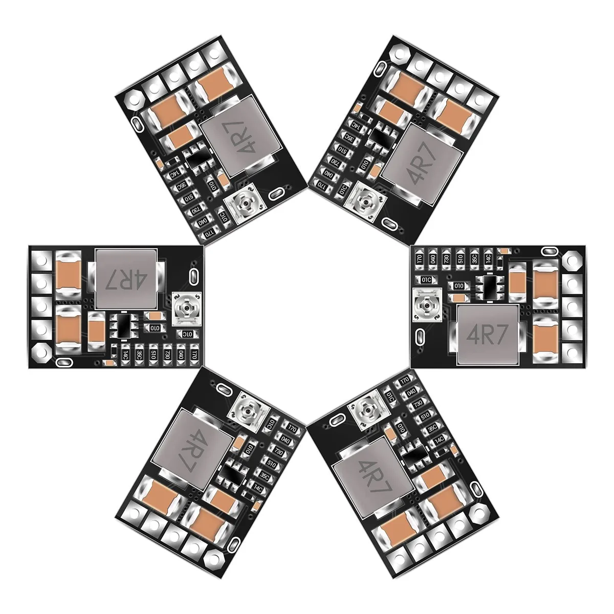 KEHIPI KEHIPI 6pcs DC 4.5-20V to 5V Buck Converter 3A 10W Power Adapter — product photo